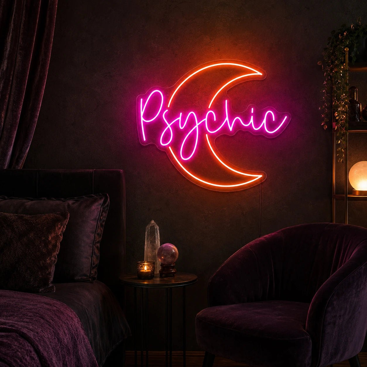 Psychic Moon LED Neon Sign - Shineneon