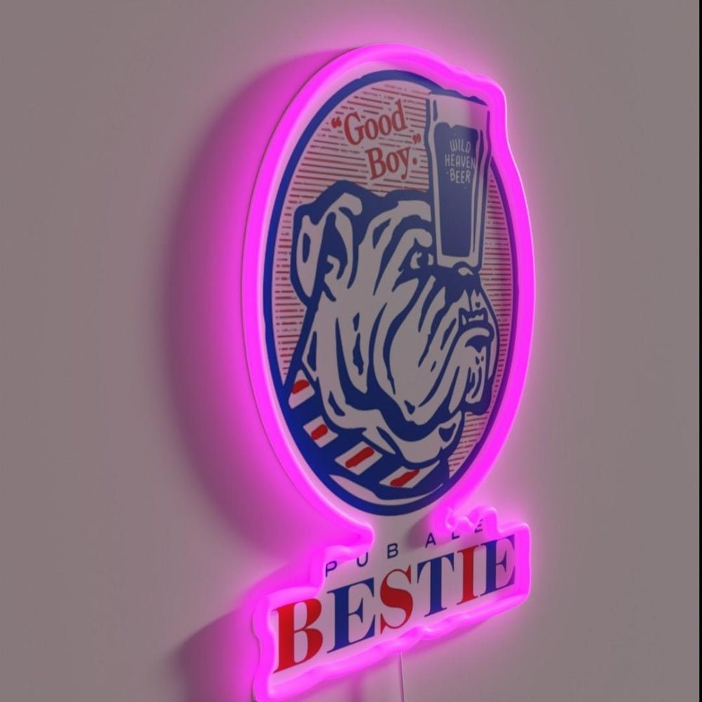 Pub Ale Bestie Rgb Led Neon Sign - Shineneon