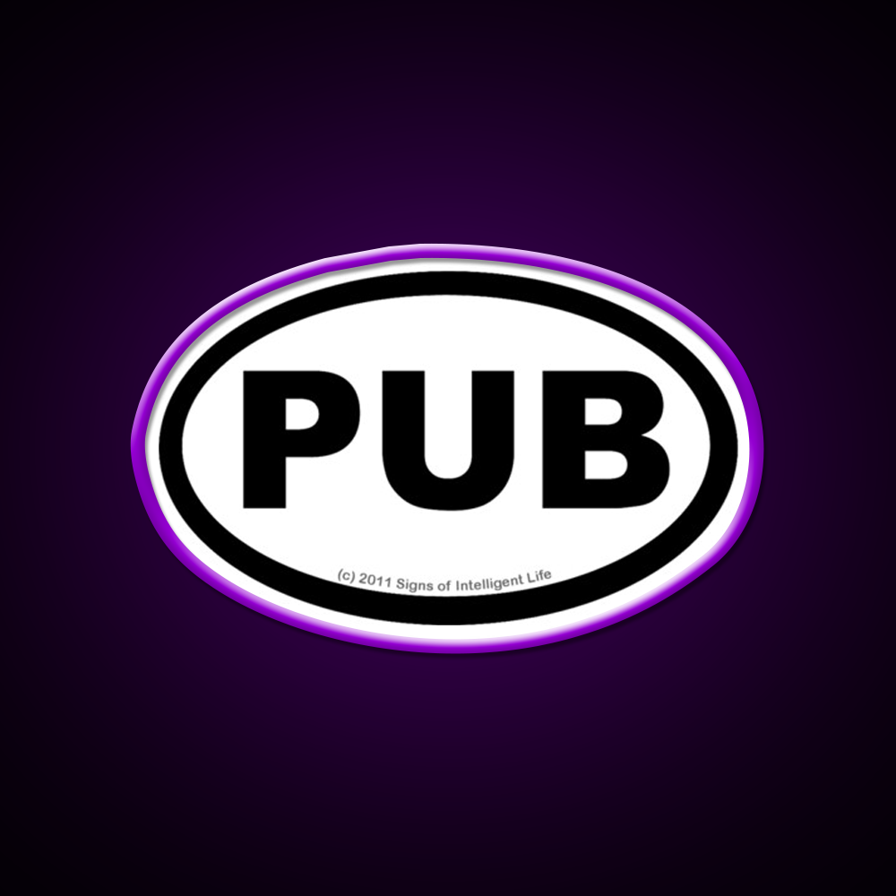 Pub Location Man Cave Bar Led Neon Sign Rgb Color