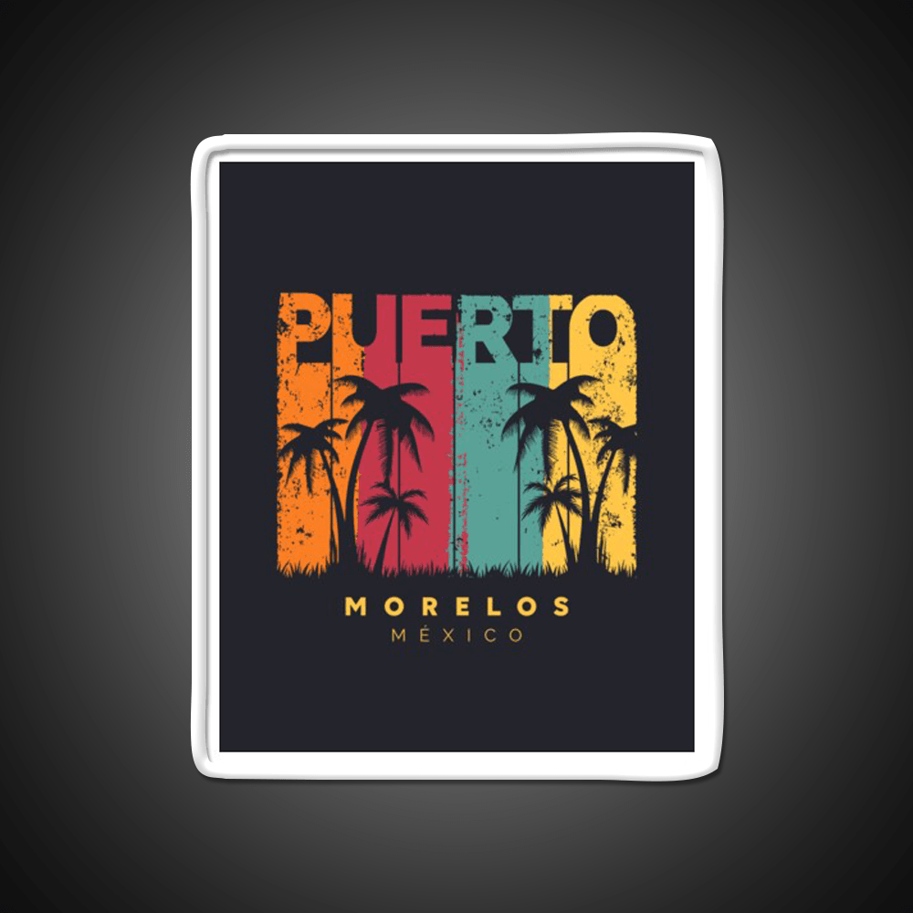 Puerto Morelos Party Drink Tequila Led Neon Sign Rgb Color - Shineneon