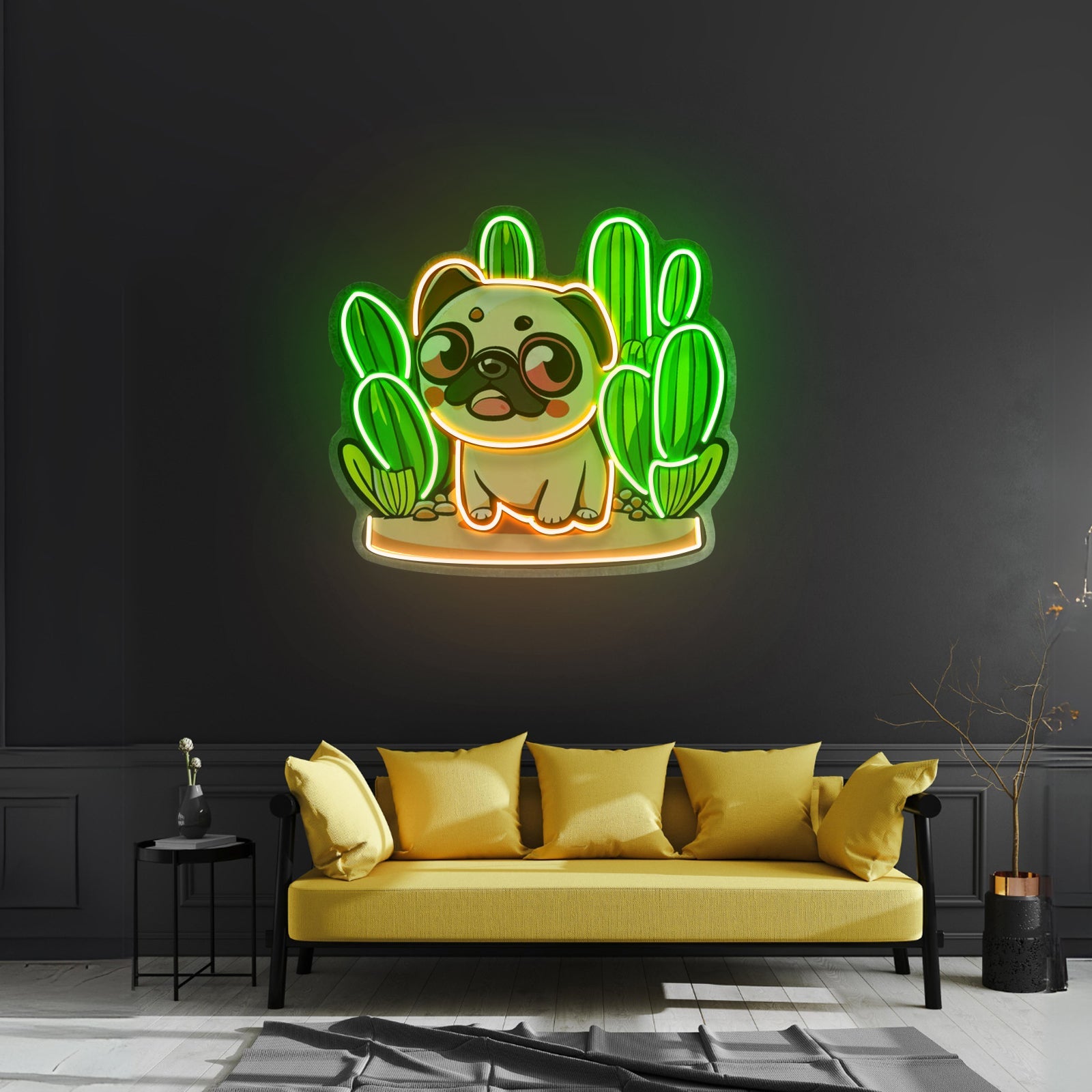 Pug Desert Led Neon Sign Light Custom Led Signs - Shineneon