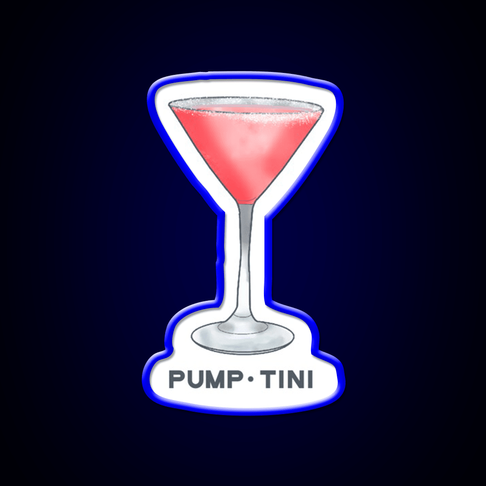 Pump Tini Cocktail Bar Decor Led Neon Sign Rgb Color - Shineneon