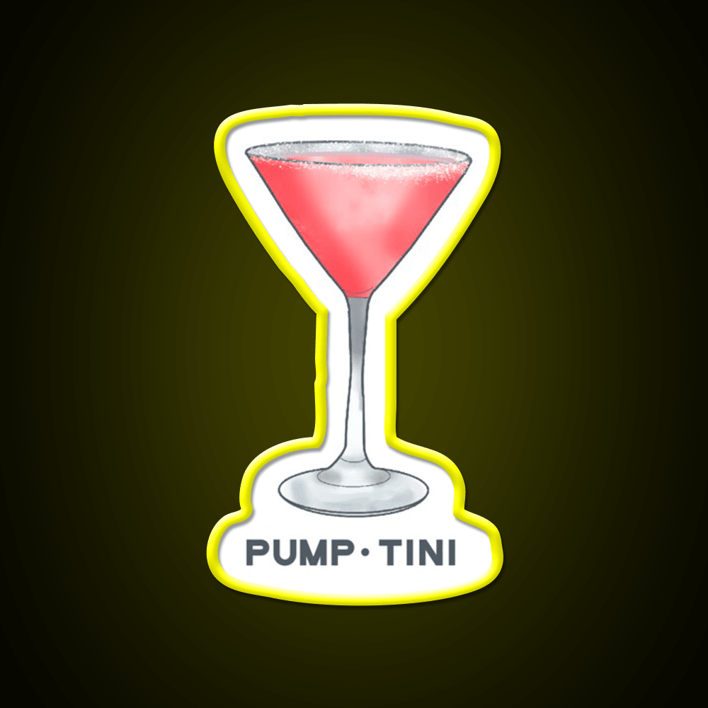 Pump Tini Cocktail Bar Decor Led Neon Sign Rgb Color - Shineneon
