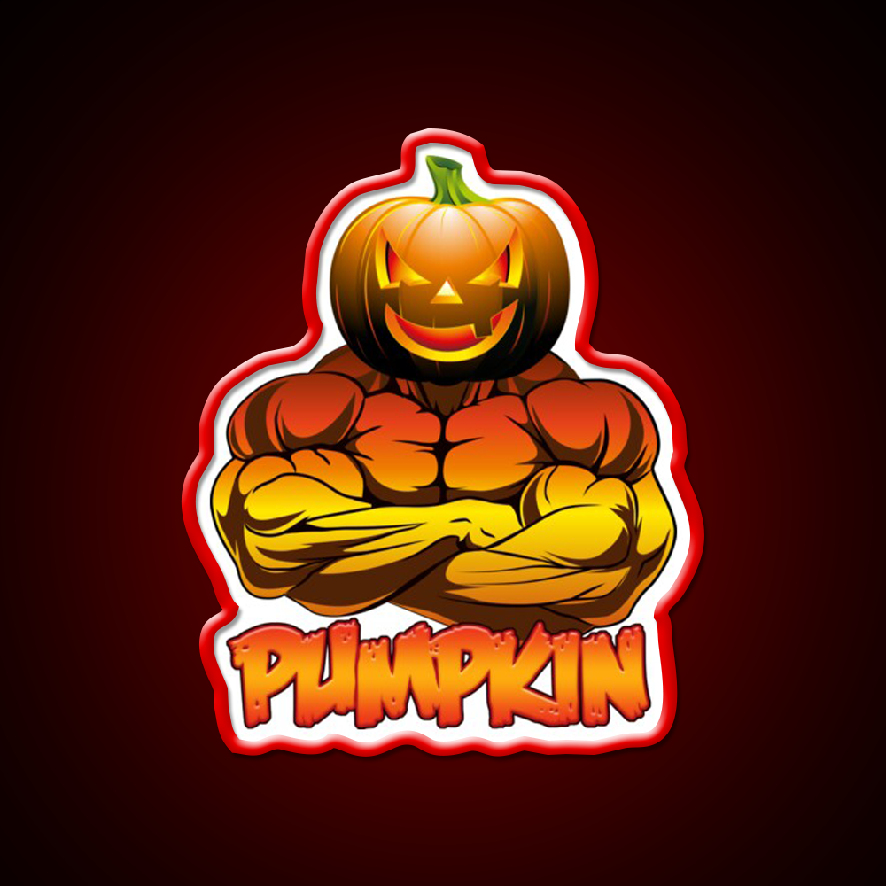 Pumpkin A Gym Fitness Led Neon Sign Rgb Color