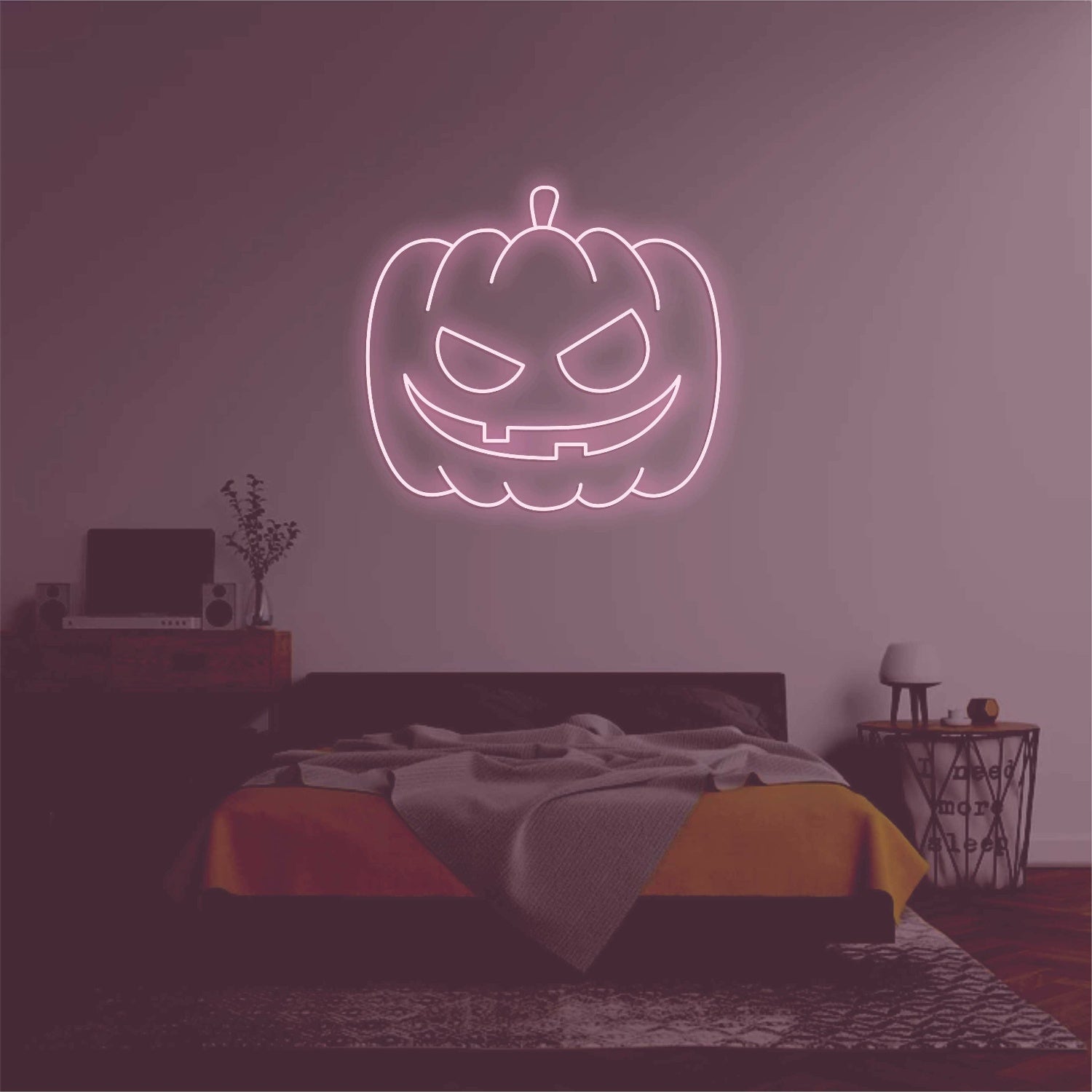 Pumpkin Head Neon Sign | Shineneon