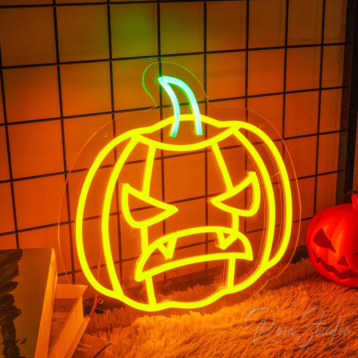 Pumpkin Neon Sign Halloween Decor | Shineneon