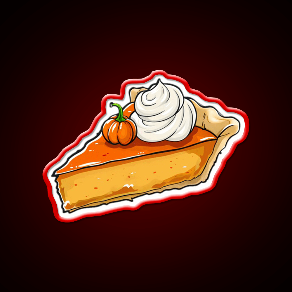 Pumpkin Pie Snack Food Led Neon Sign Rgb Color - Shineneon