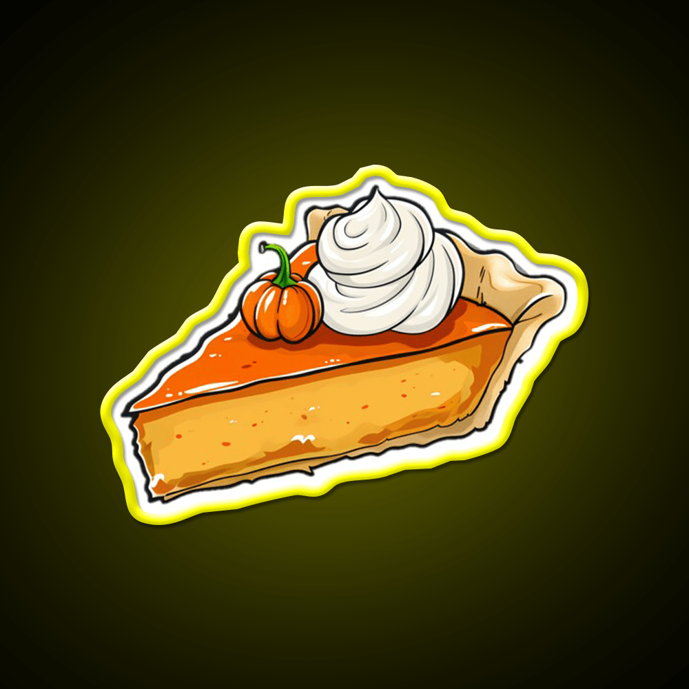 Pumpkin Pie Snack Food Led Neon Sign Rgb Color - Shineneon