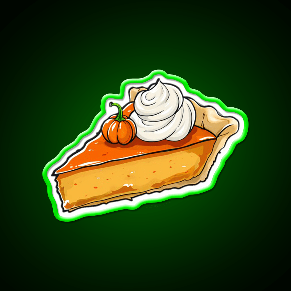 Pumpkin Pie Snack Food Led Neon Sign Rgb Color - Shineneon