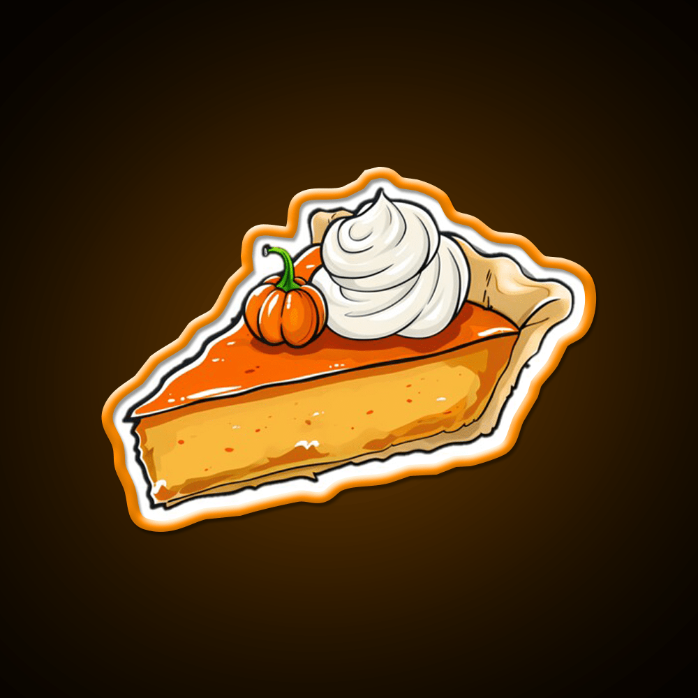 Pumpkin Pie Snack Food Led Neon Sign Rgb Color - Shineneon
