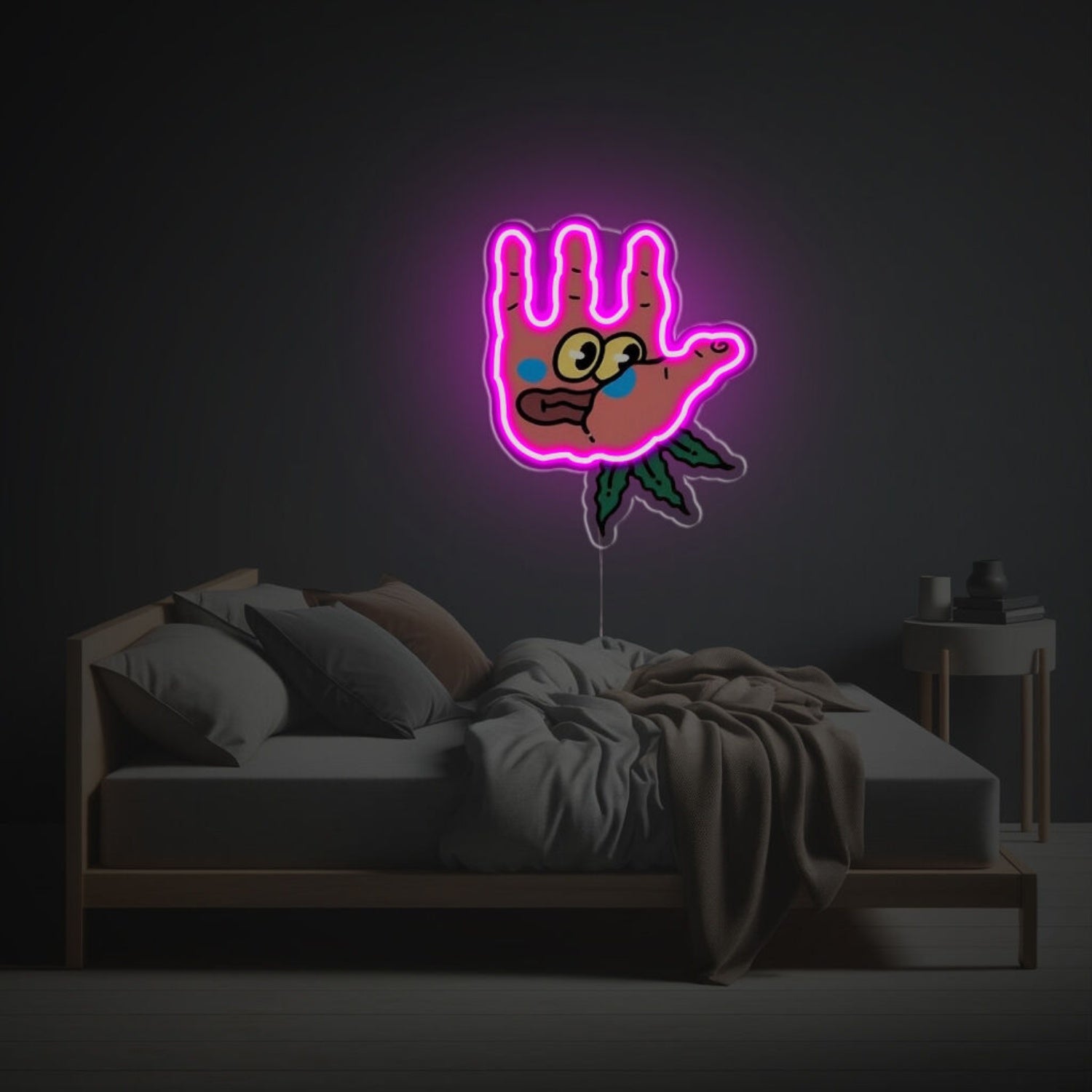 Punched Hand Guy Led Neon Acrylic Artwork | Shineneon