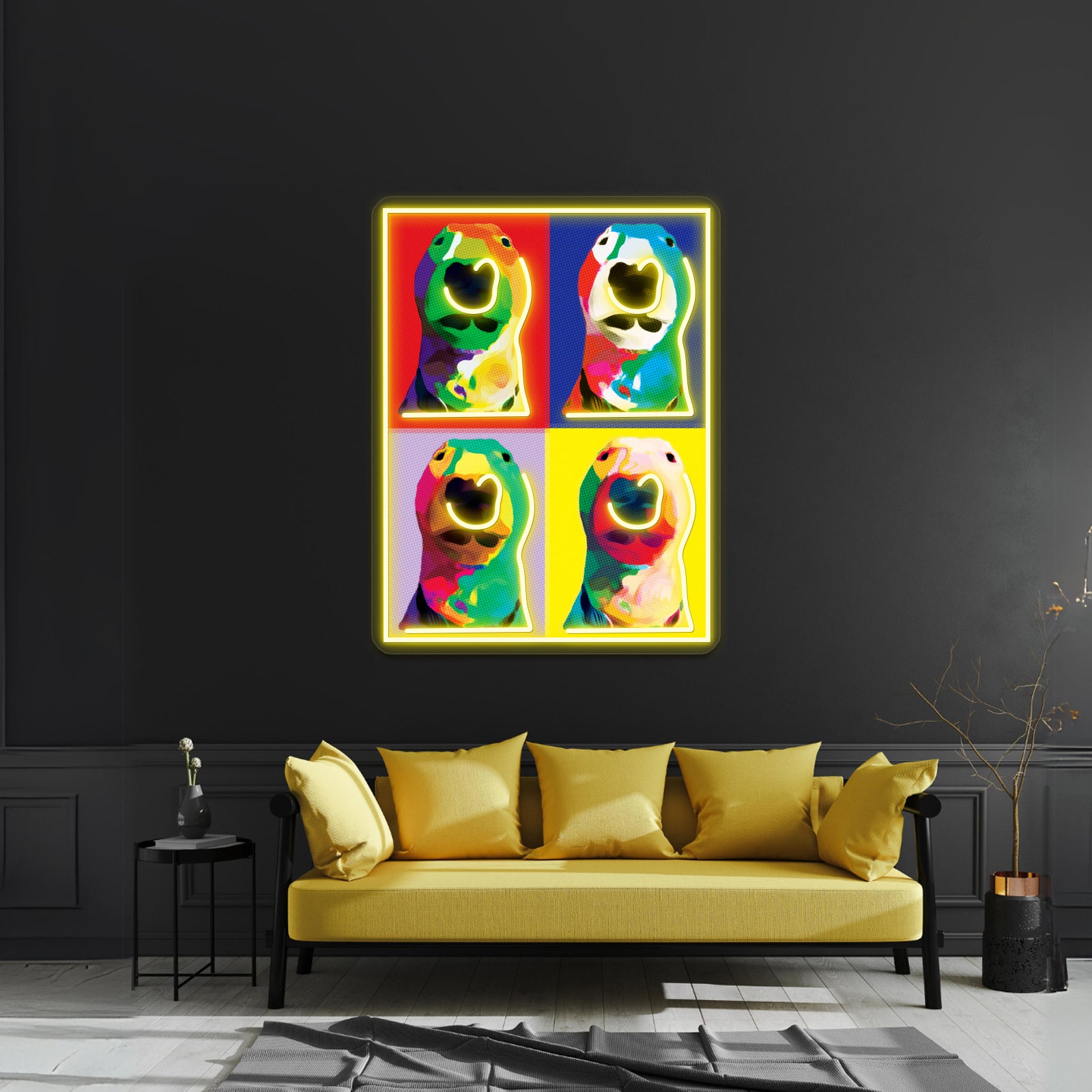 Puppernelson Pop Artwork Led Signs For Room | Shineneon