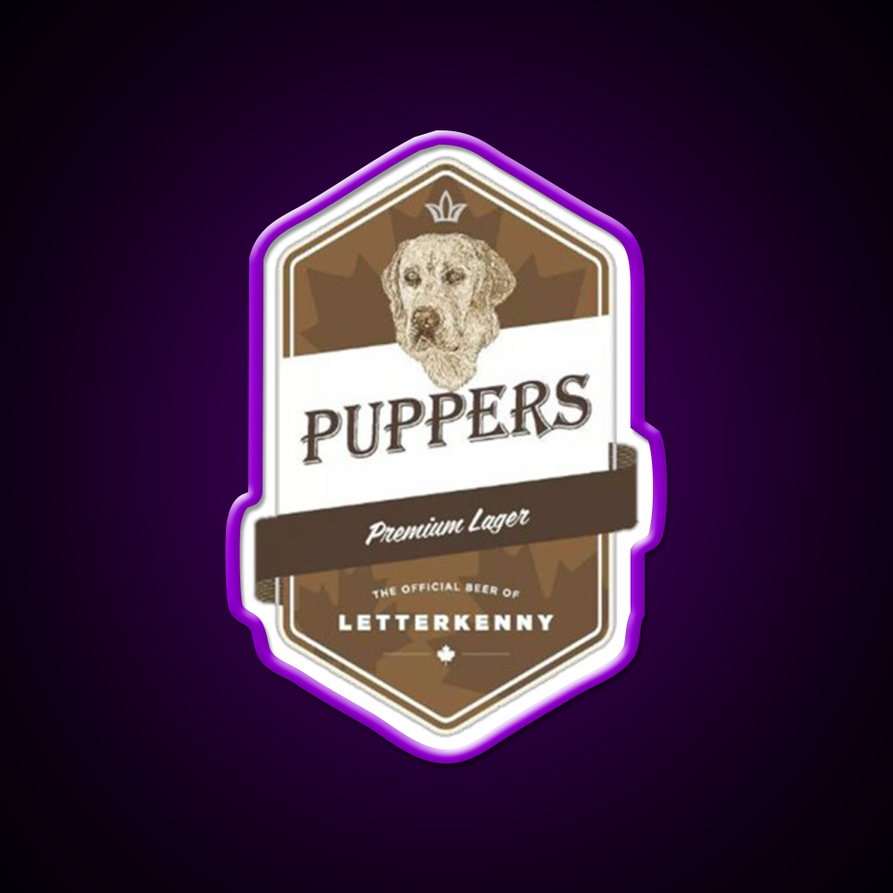 Puppers Beer Essential Beer Bar Decor Led Neon Sign Rgb Color