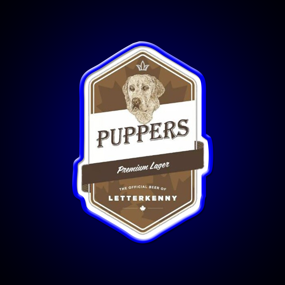 Puppers Beer Essential Beer Bar Decor Led Neon Sign Wall Art Rgb Color - LED neon sign view 5