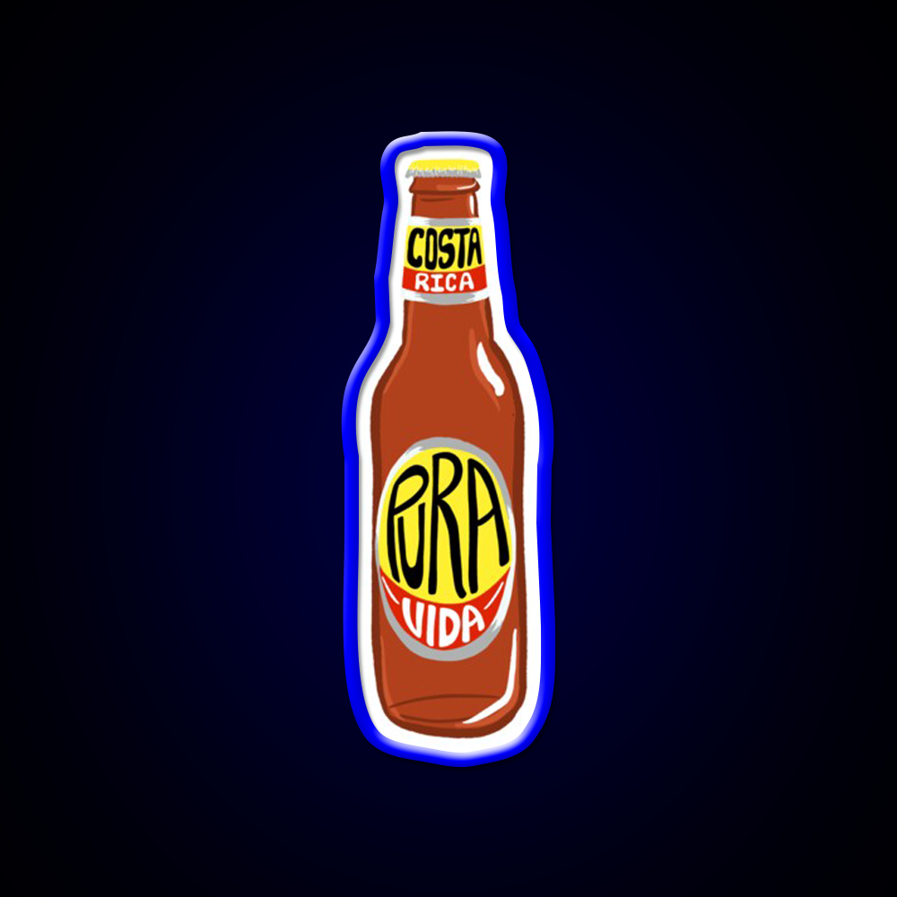 Pura Vida Beer Bar Decor Led Neon Sign Rgb Color - LED neon sign view 5