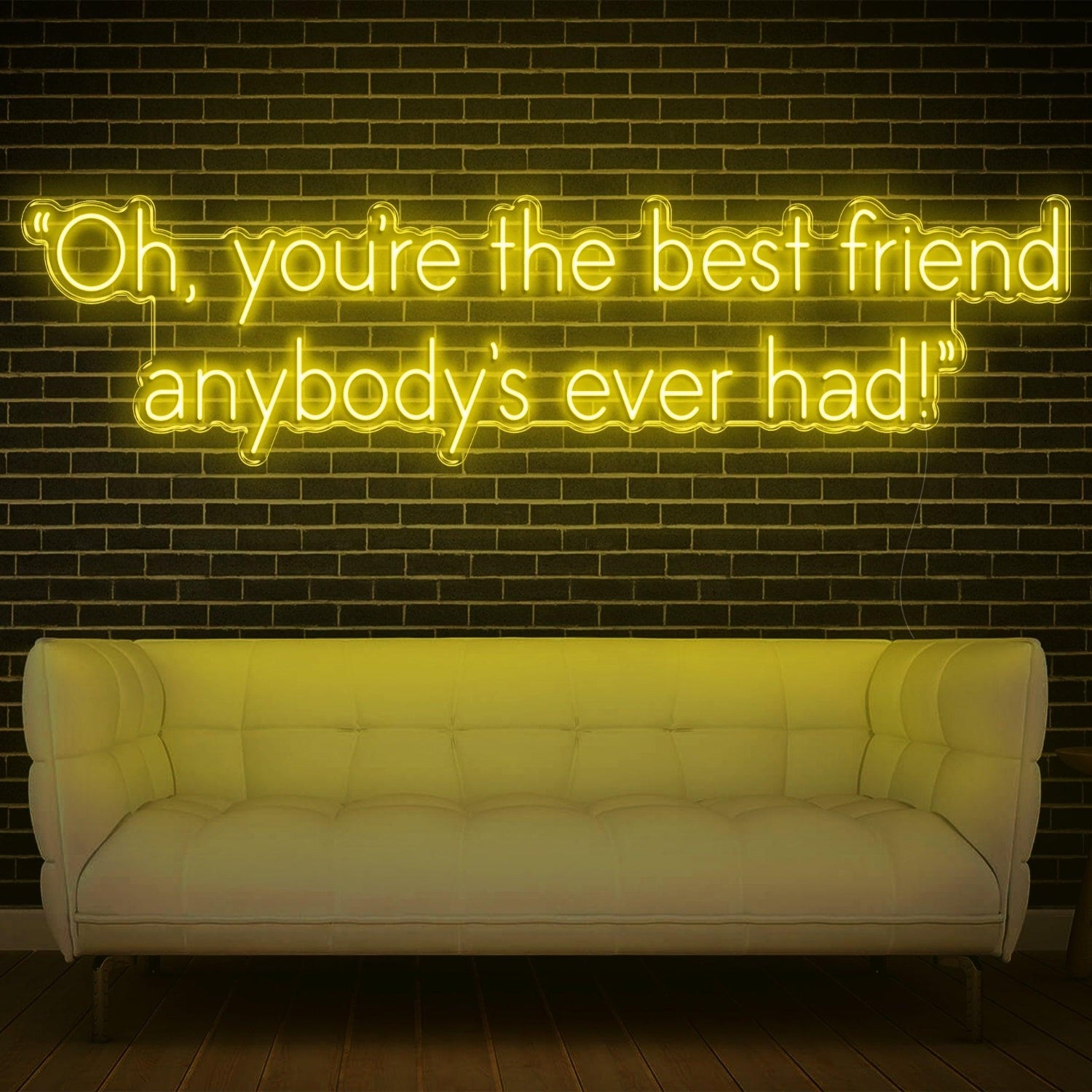 Purple Best Friend Ever Led Neon Sign For Home Cafe Studio Decor | Shineneon