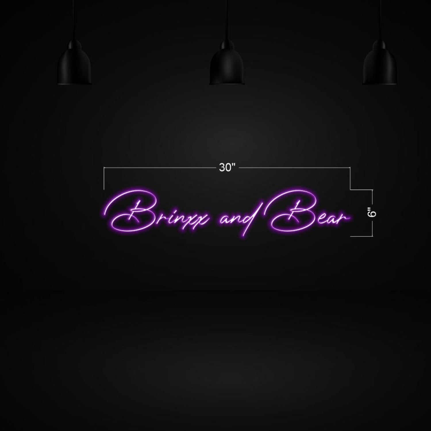Purple Bringy And Bear Led Neon Sign For Indoor Shop Branding | Shineneon