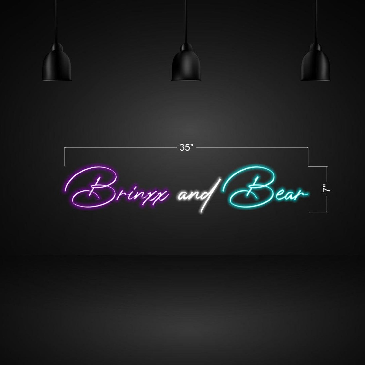 Purple Bringy And Bear Led Neon Sign For Indoor Shop Branding | Shineneon