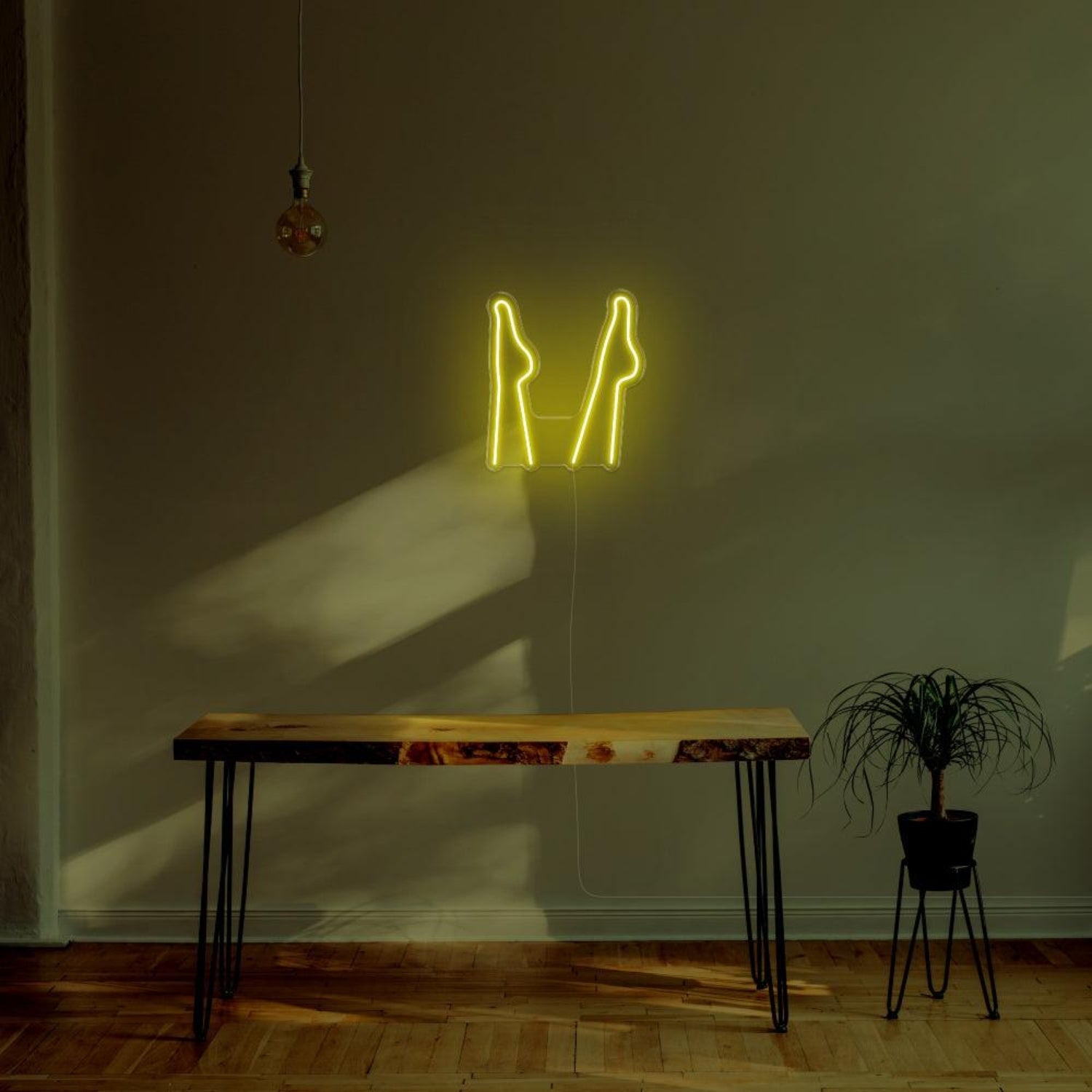 Purple Corset Silhouette Led Neon Sign For Modern Home Decor | Shineneon
