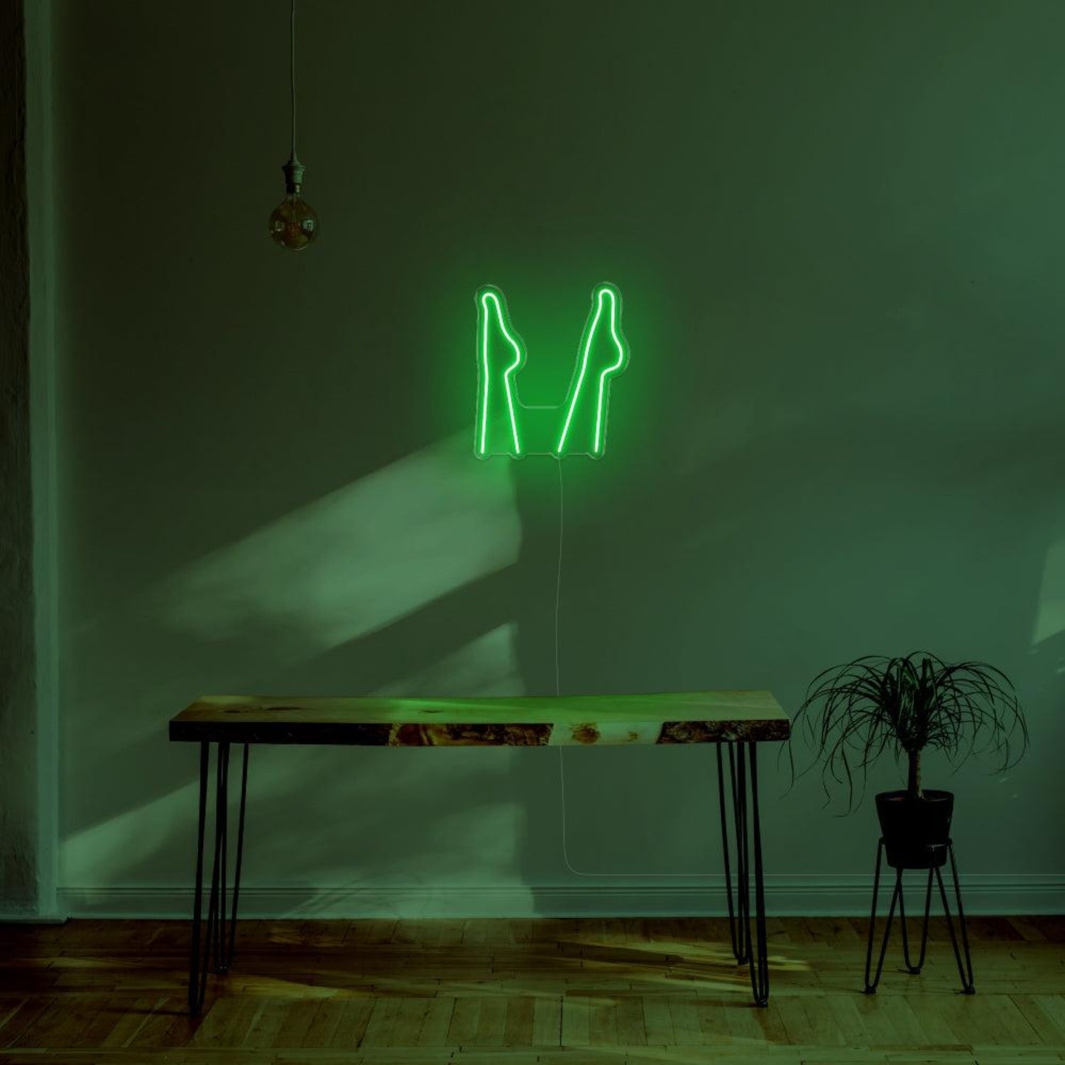 Purple Corset Silhouette Led Neon Sign For Modern Home Decor | Shineneon