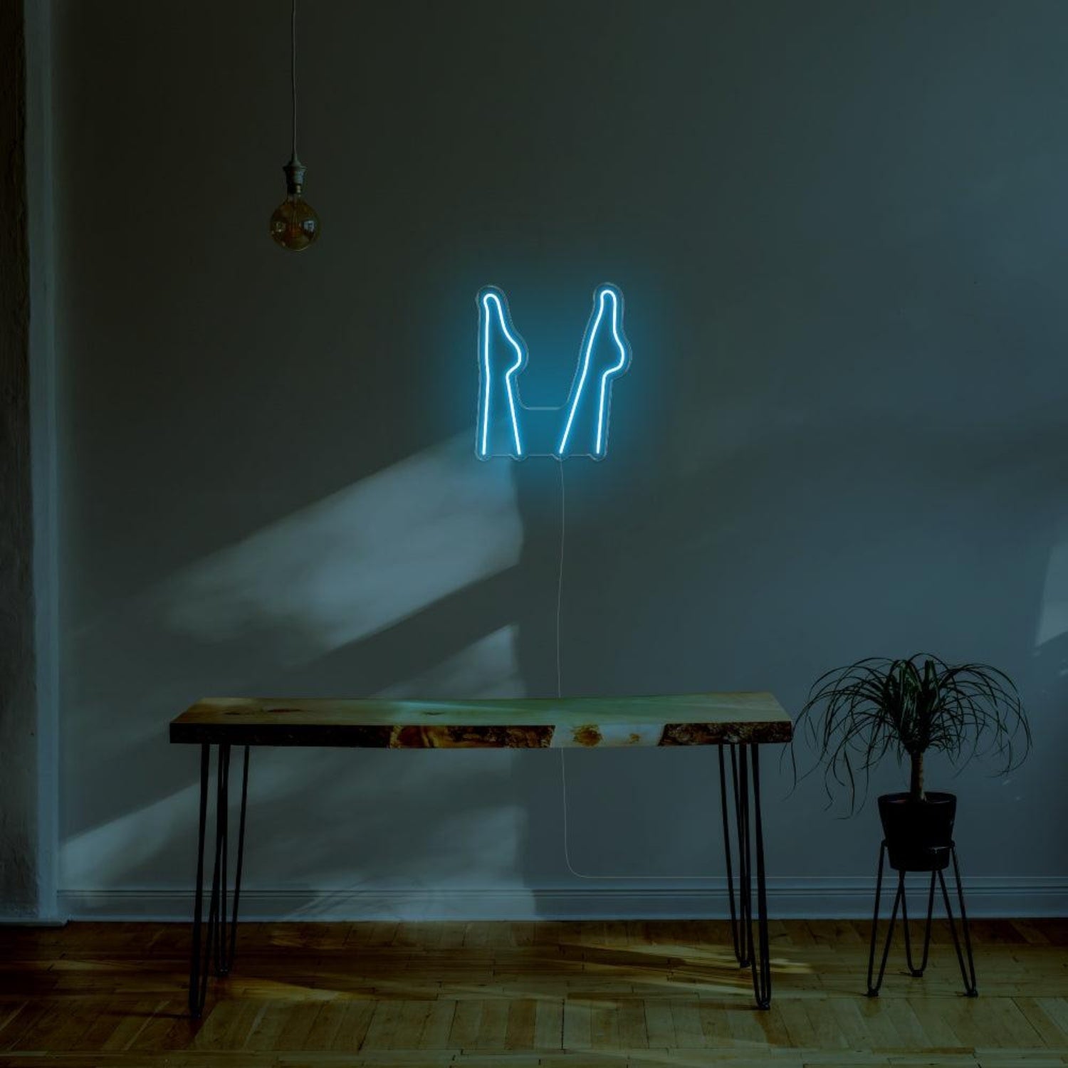 Purple Corset Silhouette Led Neon Sign For Modern Home Decor | Shineneon