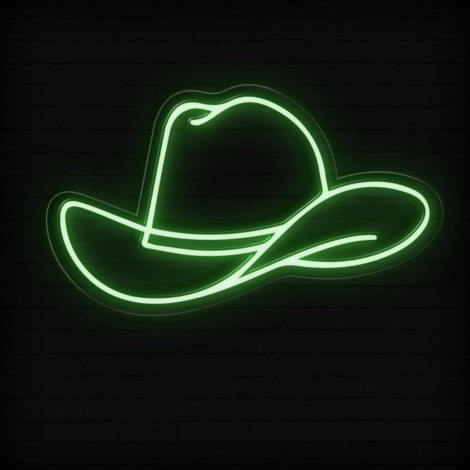 Purple Cowboy Hat Led Neon Sign For Western Themed Decor | Shineneon