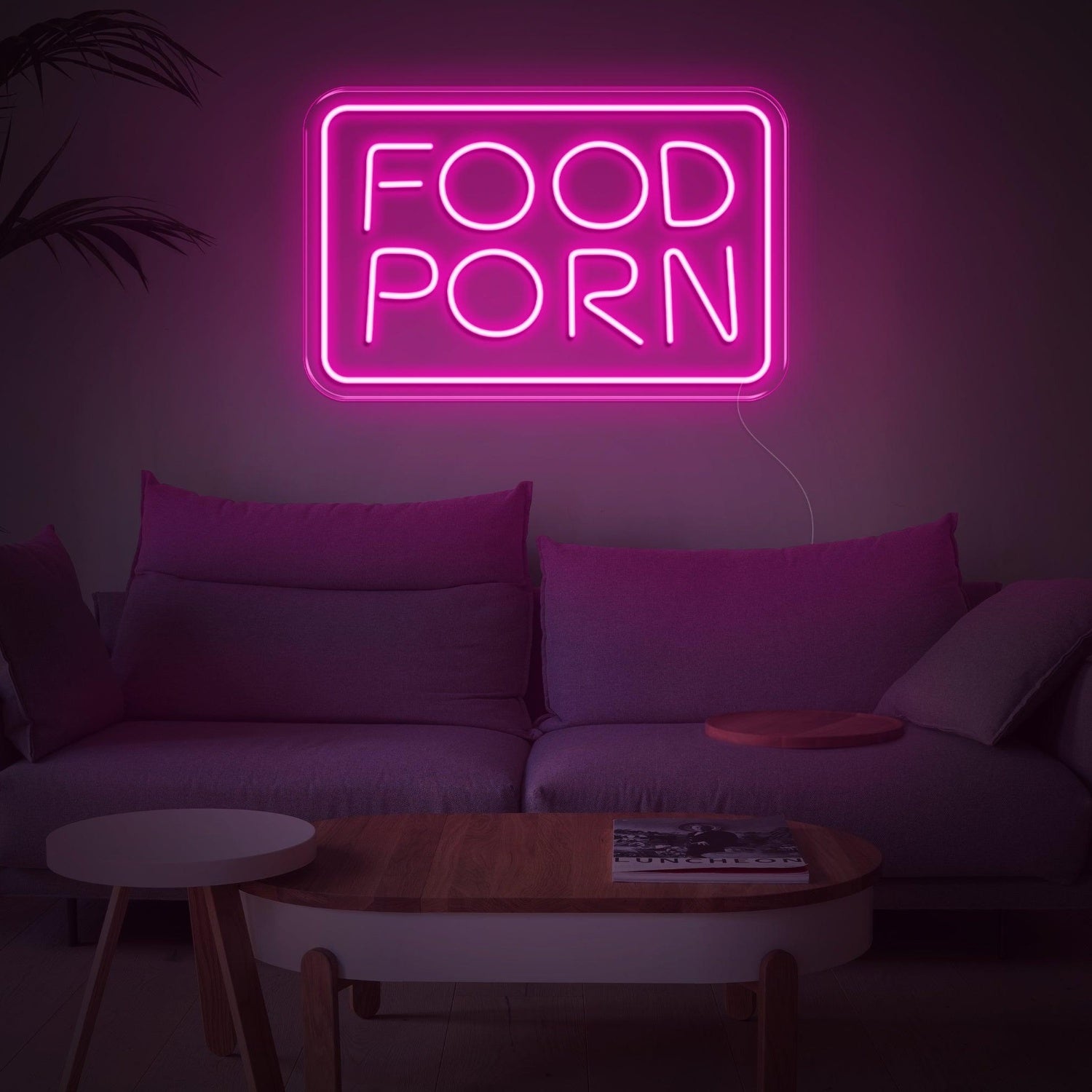 Purple Food Porn Led Neon Sign For Home And Cafe Decor | Shineneon