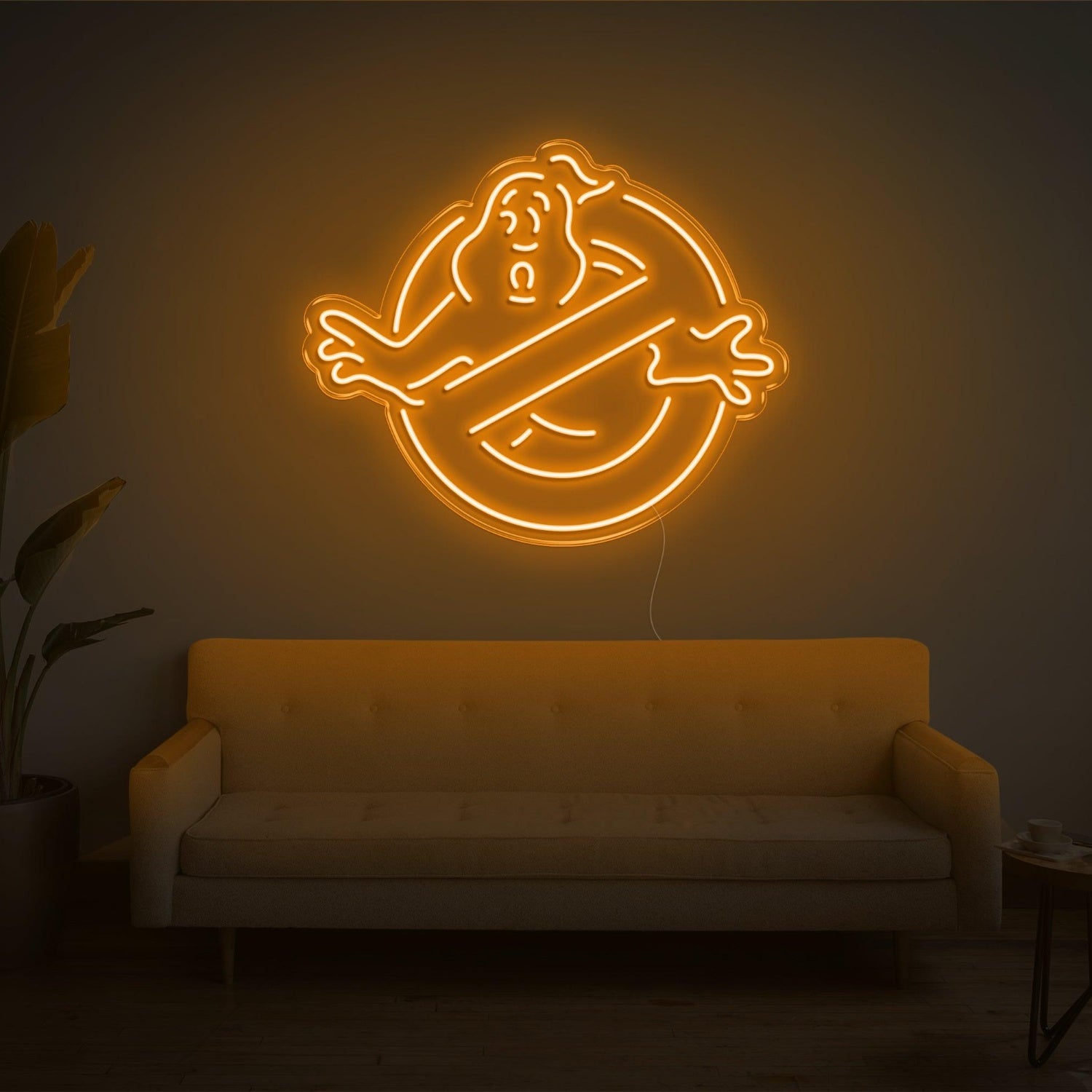 Purple Ghostbusters Logo Led Neon Sign For Modern Room Decor | Shineneon