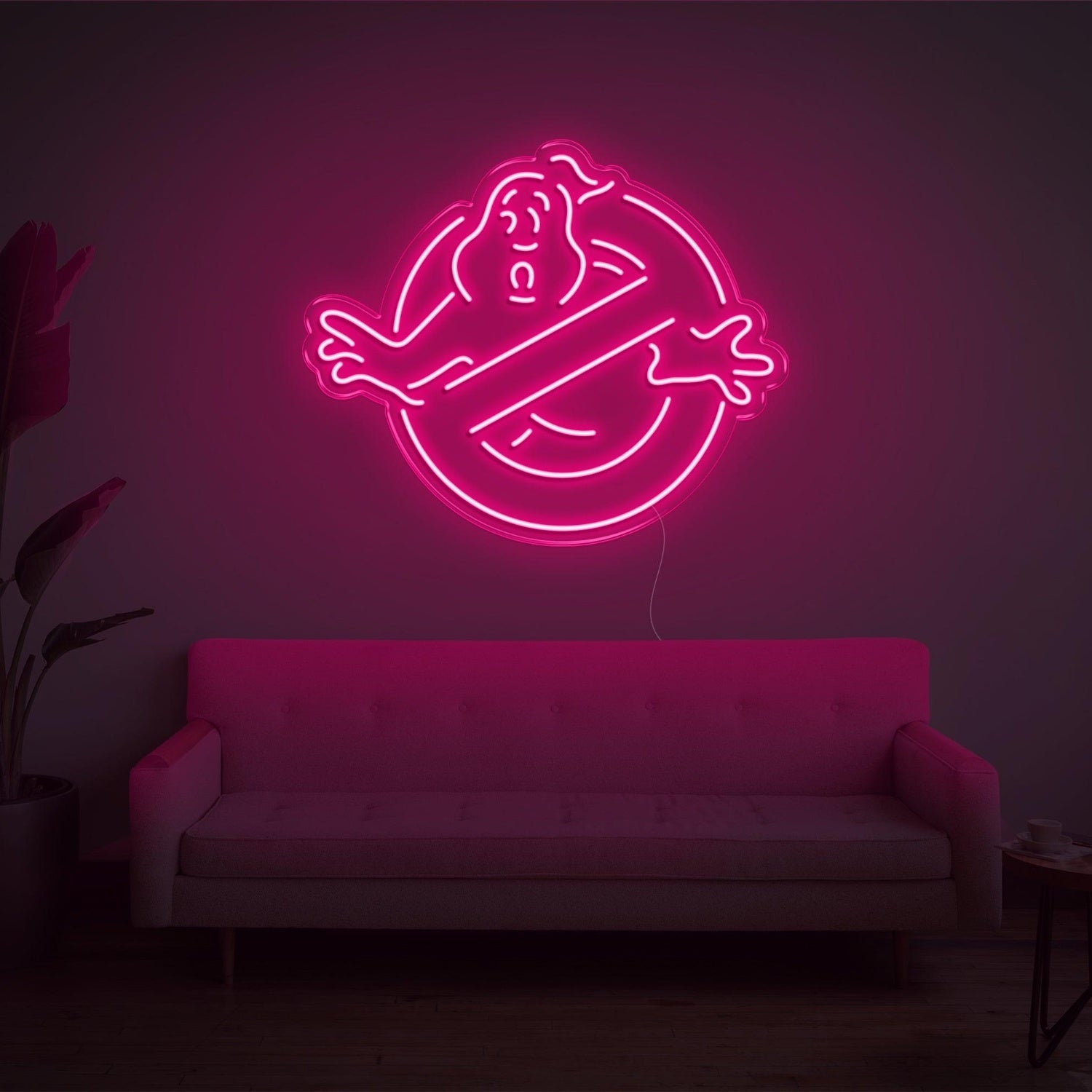 Purple Ghostbusters Logo Led Neon Sign For Modern Room Decor | Shineneon