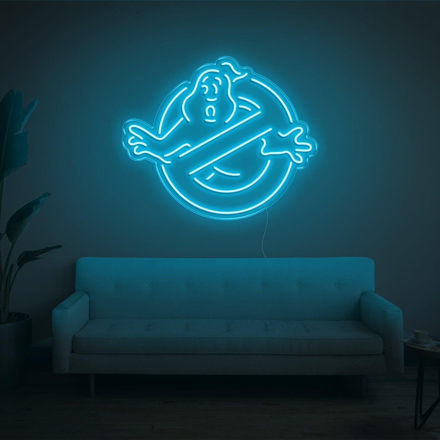 Purple Ghostbusters Logo Led Neon Sign For Modern Room Decor | Shineneon