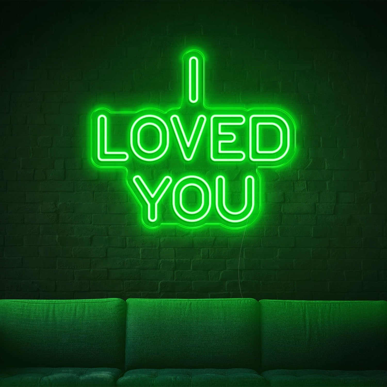 Purple Modern I Loved You Led Neon Sign For Home Cafe Bar Decor | Shineneon