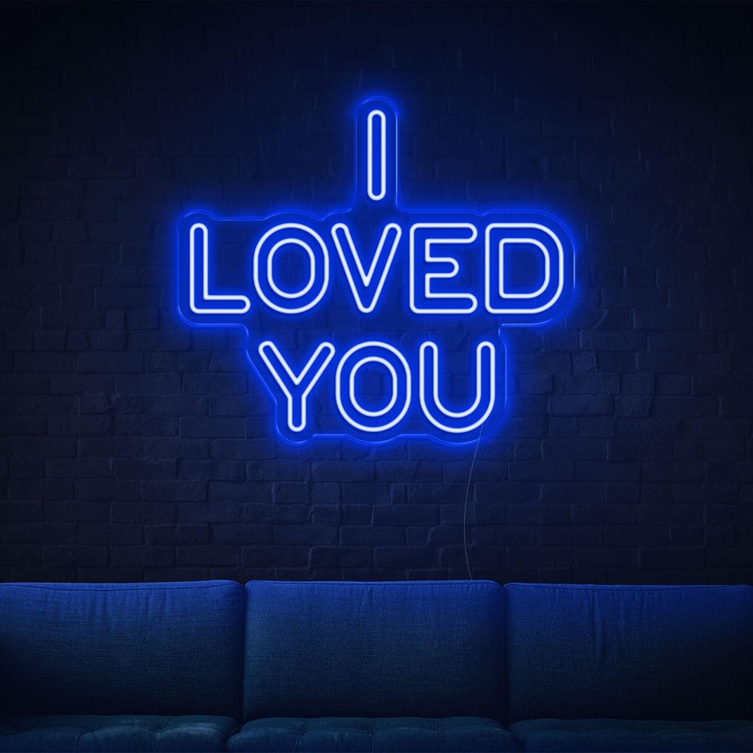 Purple Modern I Loved You Led Neon Sign For Home Cafe Bar Decor | Shineneon