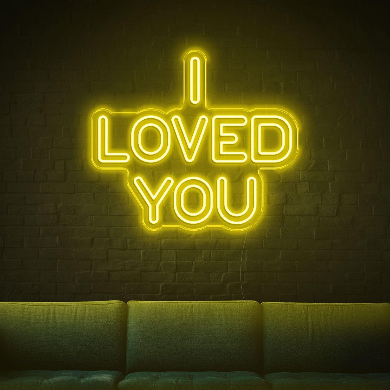 Purple Modern I Loved You Led Neon Sign For Home Cafe Bar Decor | Shineneon