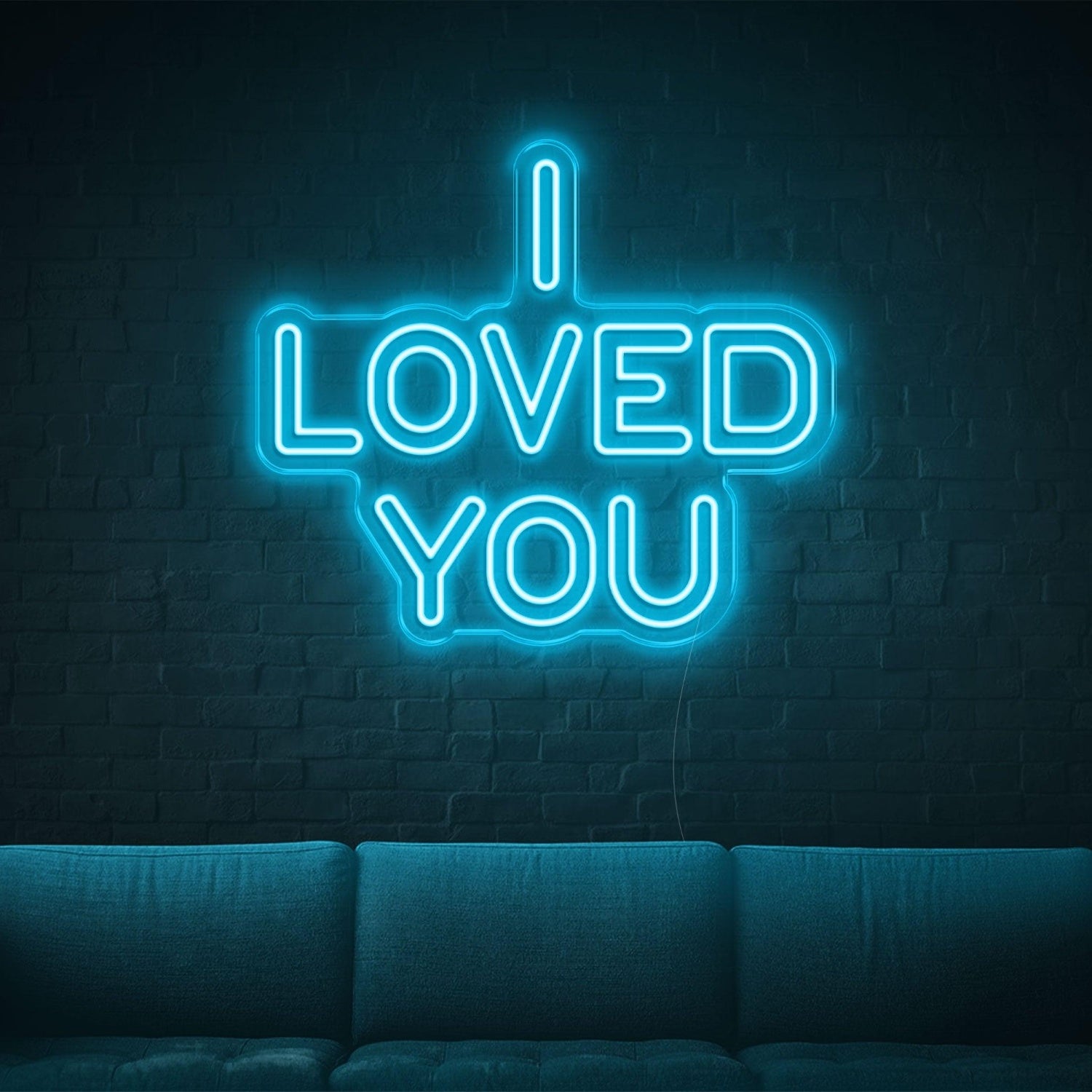 Purple Modern I Loved You Led Neon Sign For Home Cafe Bar Decor | Shineneon