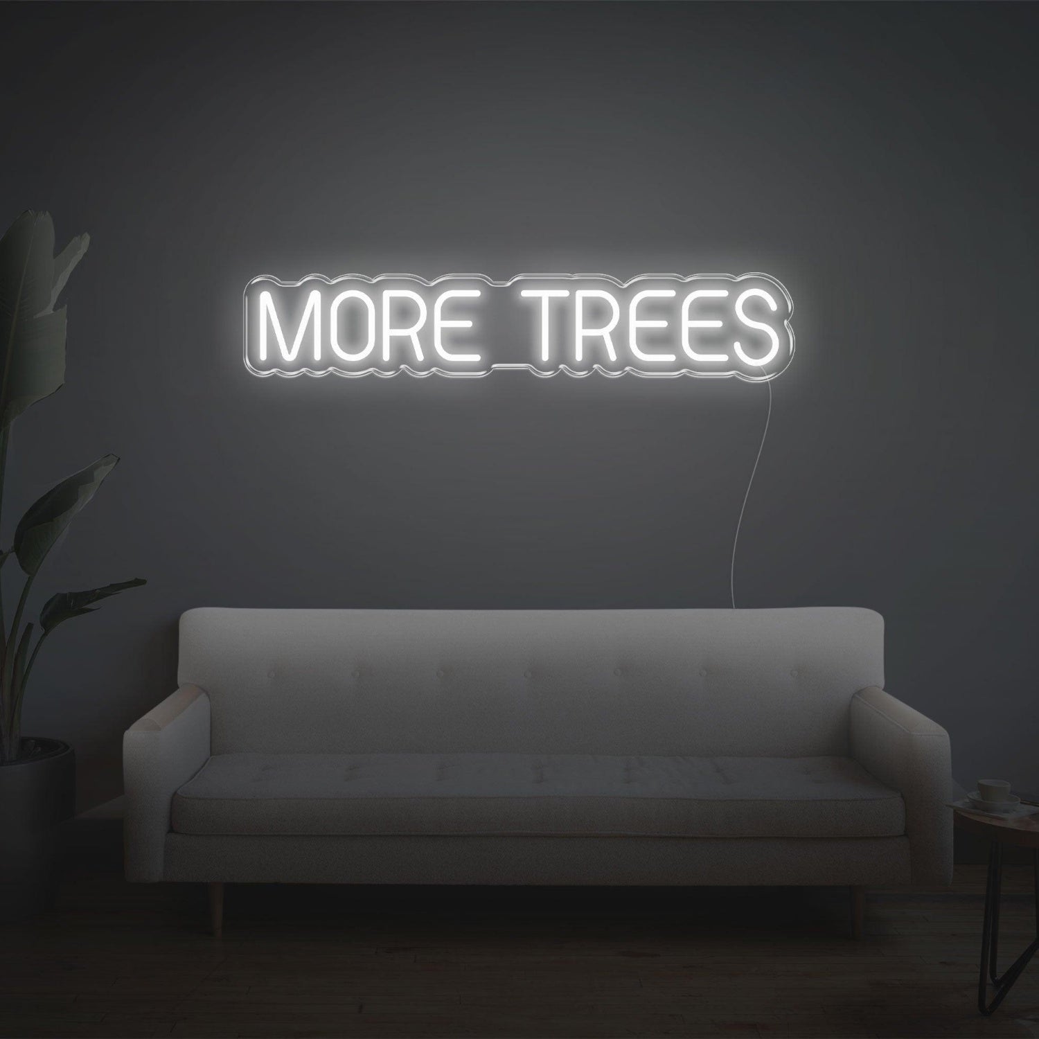 Purple More Trees Led Neon Sign For Indoor Wall Decor | Shineneon