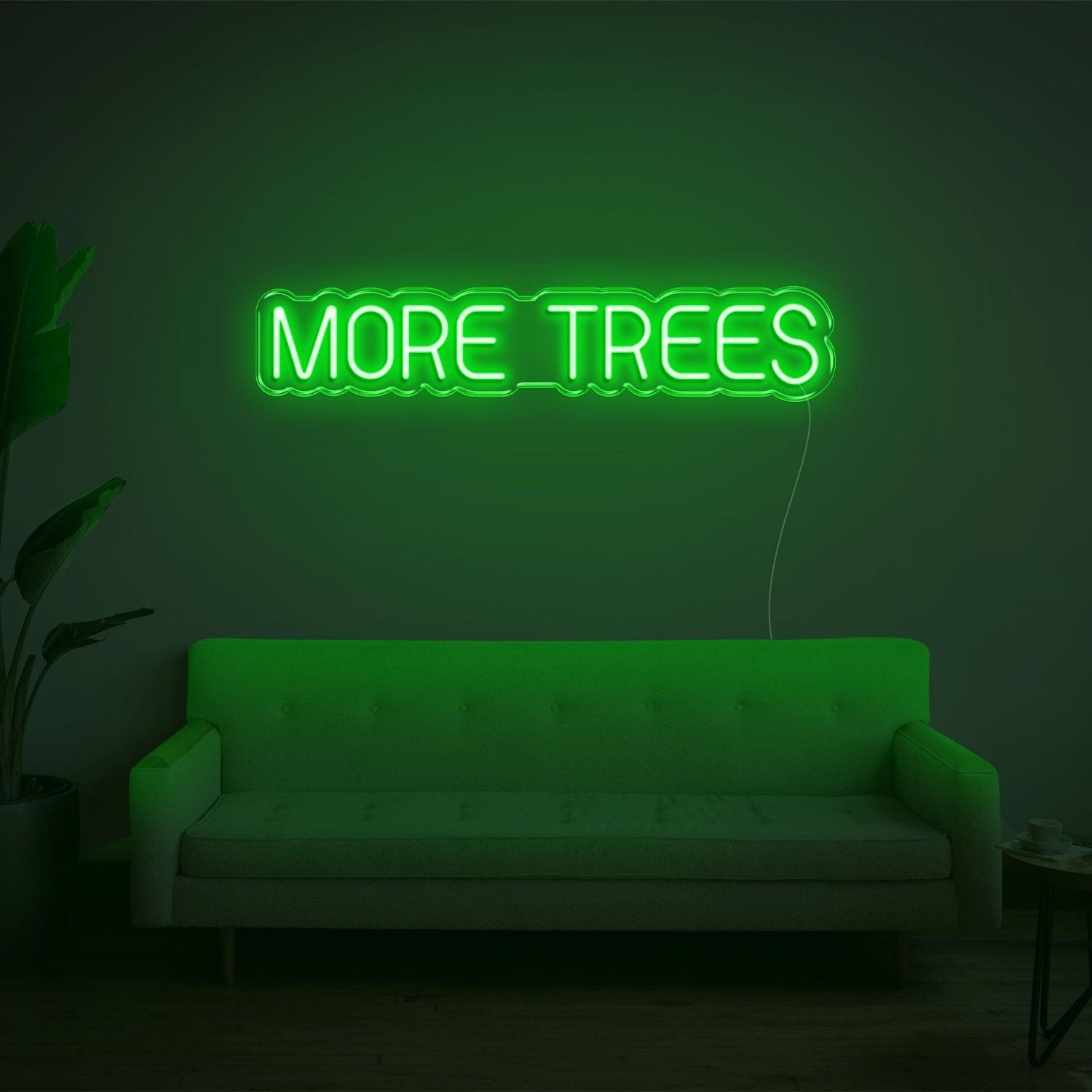 Purple More Trees Led Neon Sign For Indoor Wall Decor | Shineneon