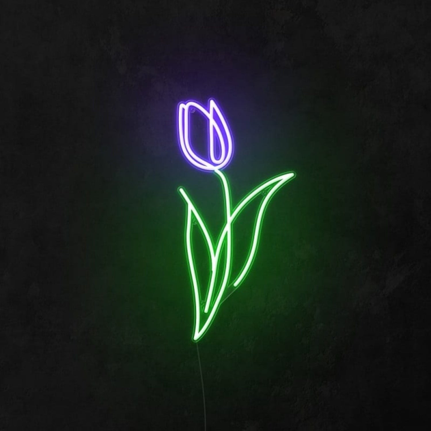 Purple Tulip Led Neon Sign Wall Art | Shineneon