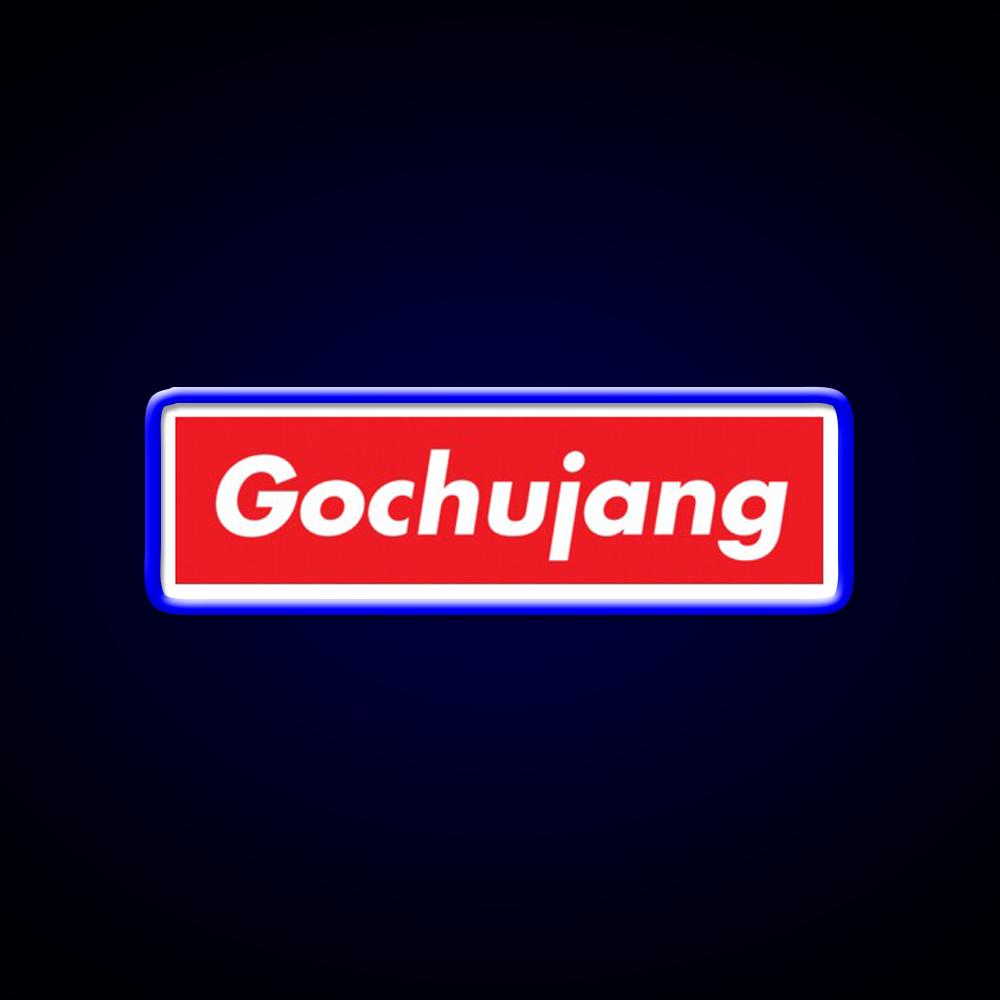 Put Some Gochujang On It Saying Led Neon Sign Chinese Food Rgb Color