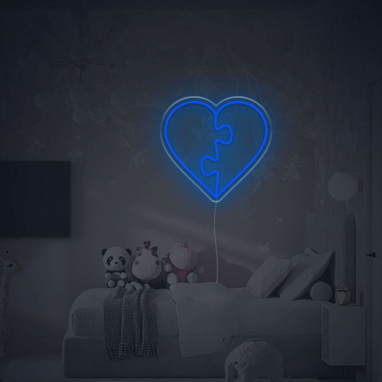 Puzzle Heart Led Neon Sign | Shineneon