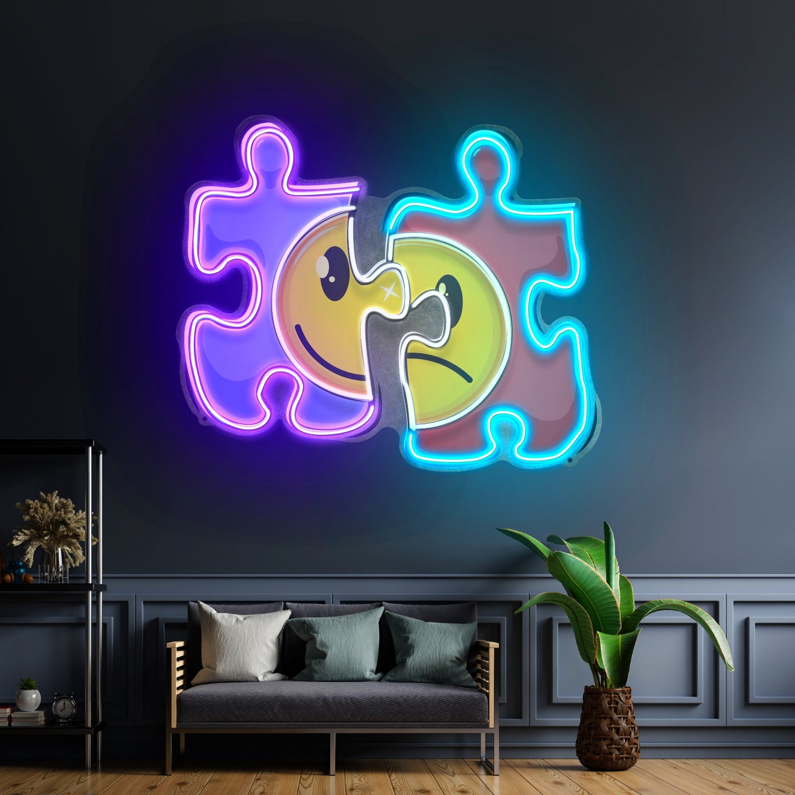 Puzzle Led Neon Sign Light Custom Led Signs - Shineneon