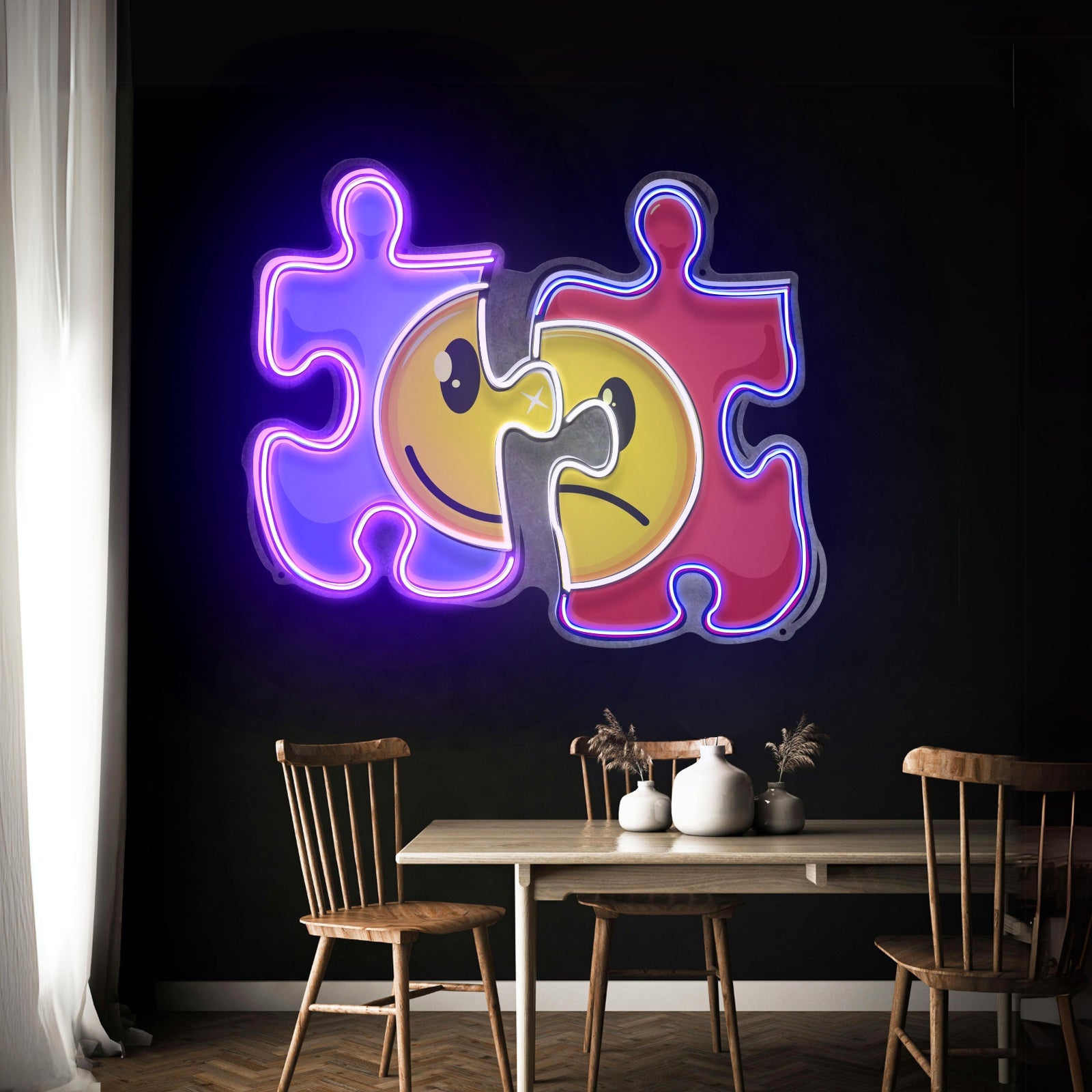 Puzzle Led Neon Sign Light Custom Led Signs - Shineneon