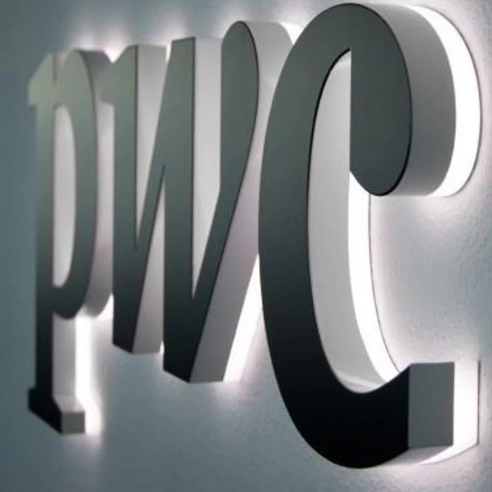 Pwc 3D Backlit Channel Letters Led Light Sign - Shineneon