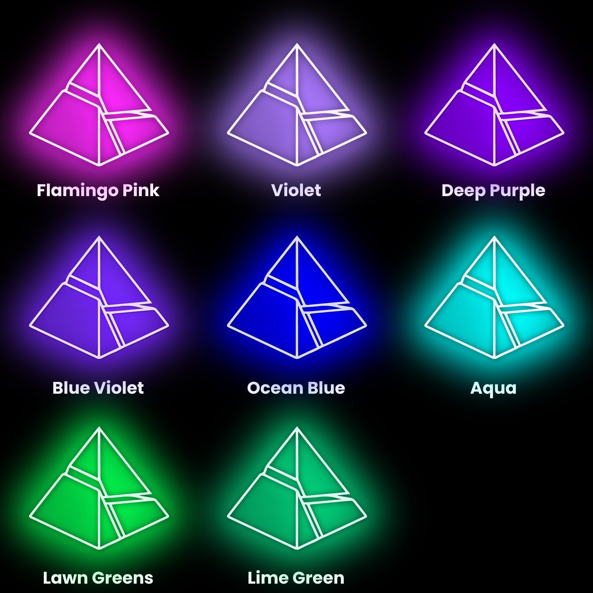 Pyramid Led Neon Sign | Shineneon