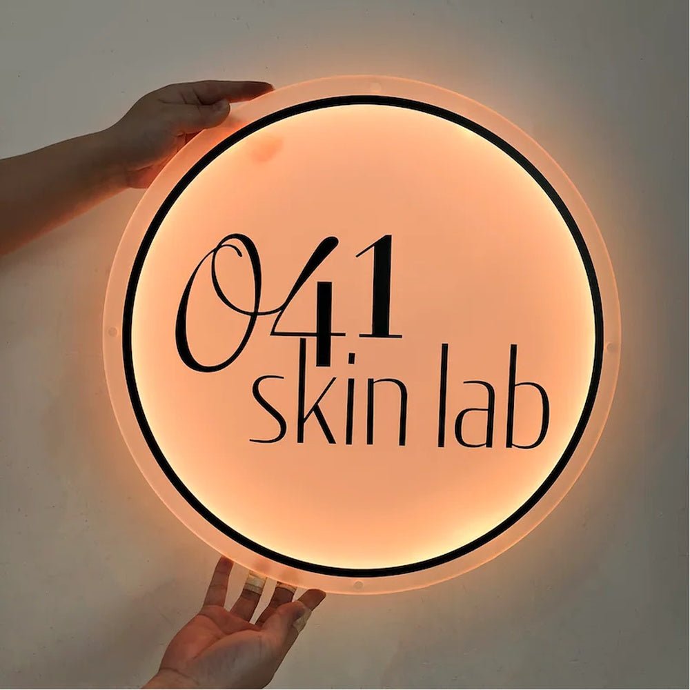 Q41 Skin Lab Acrylic Business Logo Sign - Shineneon