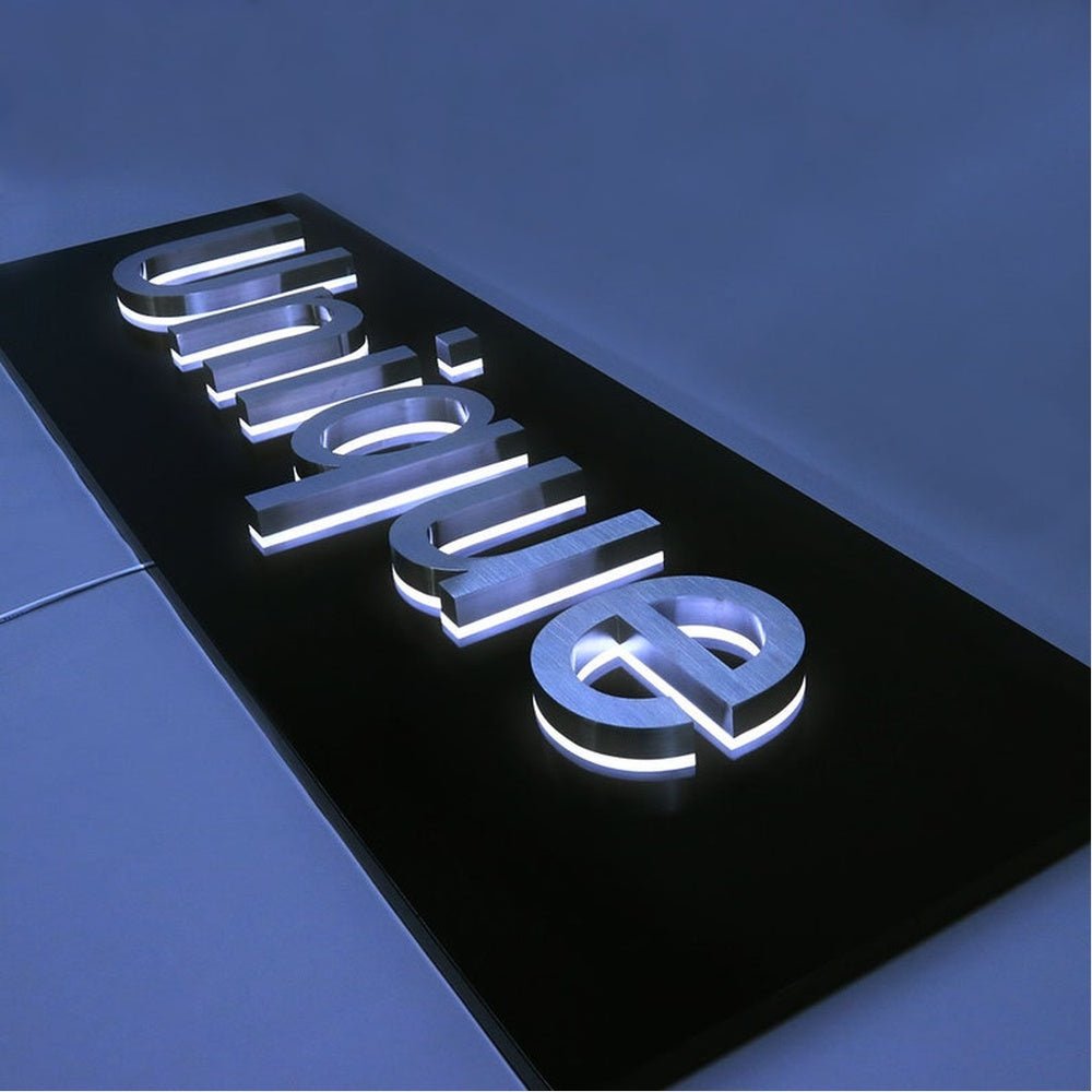 Qnique 3D Backlit Channel Letters Led Light Sign - Shineneon