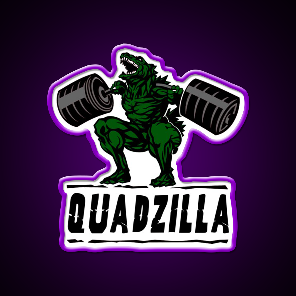 Quadzilla Gym Fitness Led Neon Sign Rgb Color