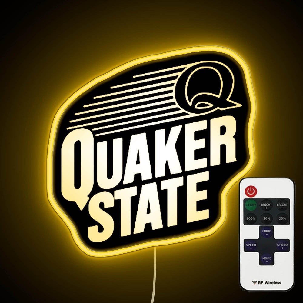 Quaker State Logo Neon Sign - Shineneon
