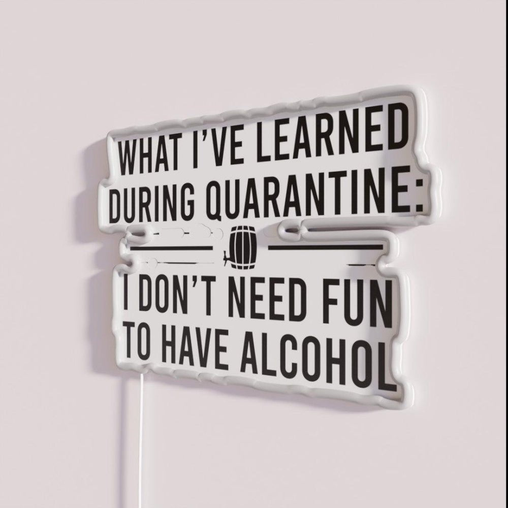 Quarantine Fun Rgb Led Neon Sign - Shineneon