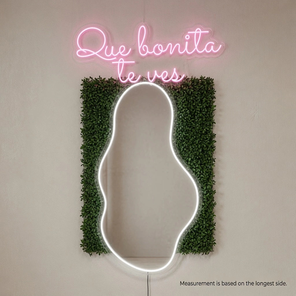 Que Bonita Teves LED Neon Sign - 04 Size Image