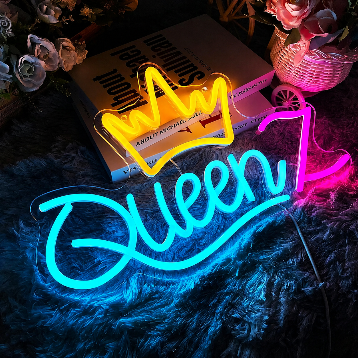 Queen LED Neon Sign Home Decor - Shineneon
